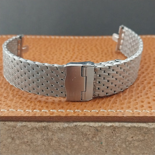 Vintage 17.2mm Stainless Steel Thick Mesh Kreisler NOS Unused Classic Watch Band