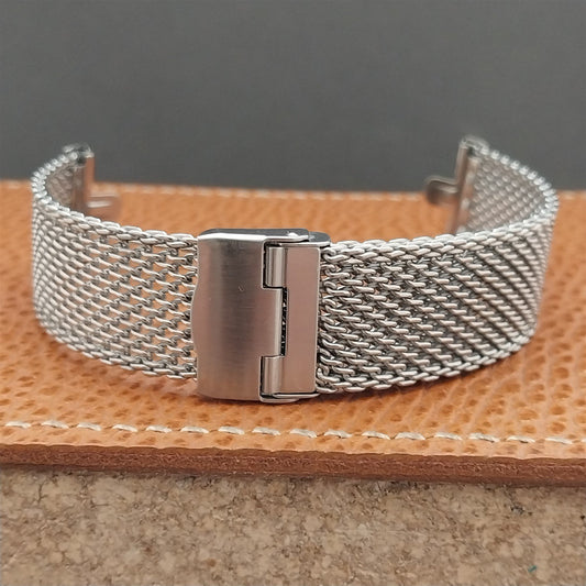 1960s Vintage 19mm Stainless Steel Mesh Kreisler NOS Unused Classic Watch Band