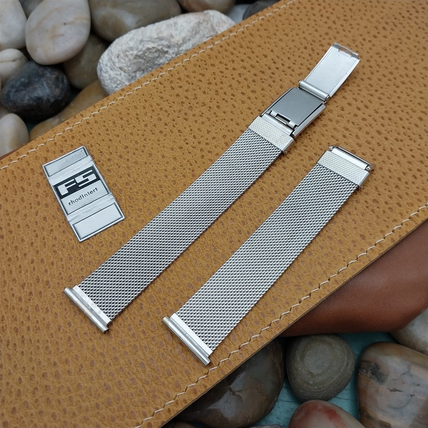 19mm 18mm 16mm Long Stainless Steel Mesh nos Unused Vintage Watch Band