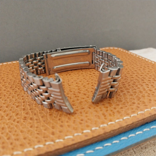 Beads of Rice Stainless Steel 17.3mm Diver nos 1960s Vintage Watch Band