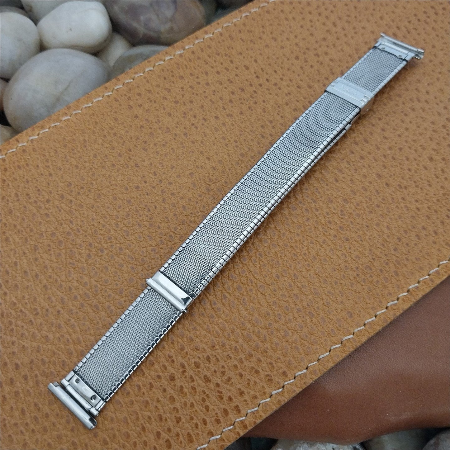 5/8"-9/16" Stainless Steel Forstner Komfit Unused Vintage Watch Band