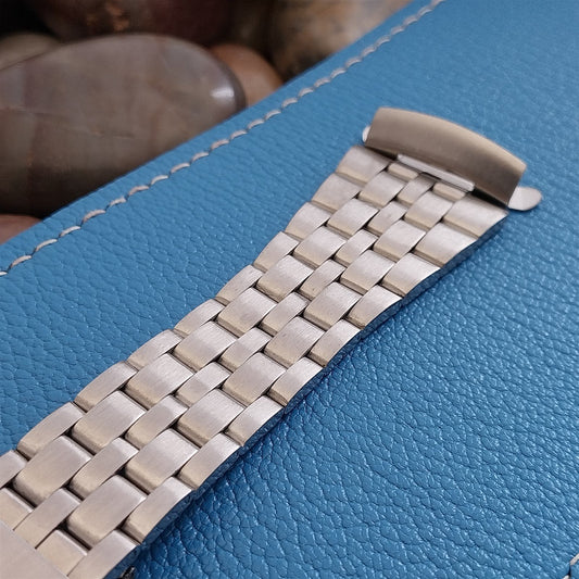 22mm 1960s-1970s Stainless Steel Classic Unused nos Vintage Watch Band