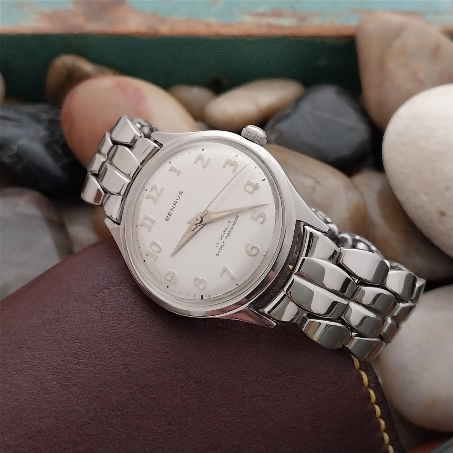 5/8" Apex Stainless Steel Quadra-Flex Expansion Unused 1950s Vintage Watch Band