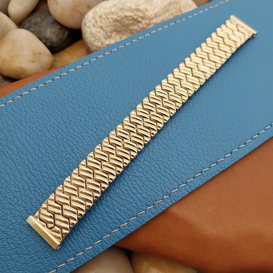1940s Vintage Gold-Filled nos 1950s Drema USA Classic Stretch Unused Watch Band