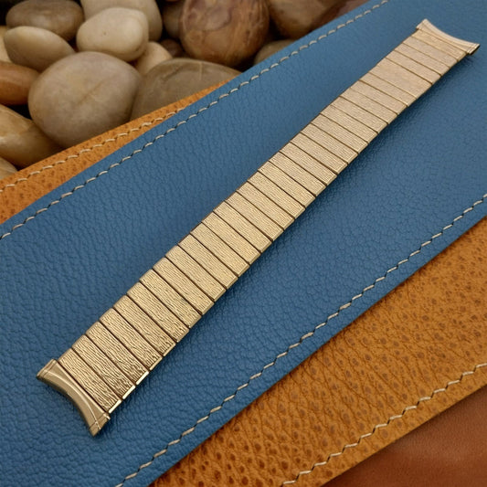 3/4" Lenox Yellow Gold-Filled Expansion UnusedOld-Stock 1960s Vintage Watch Band