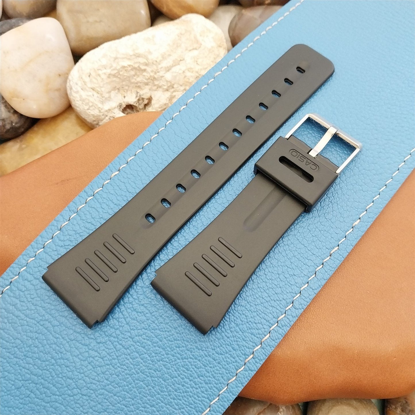 22mm Casio 398 nos Unused old-stock LCD Vintage Watch Band