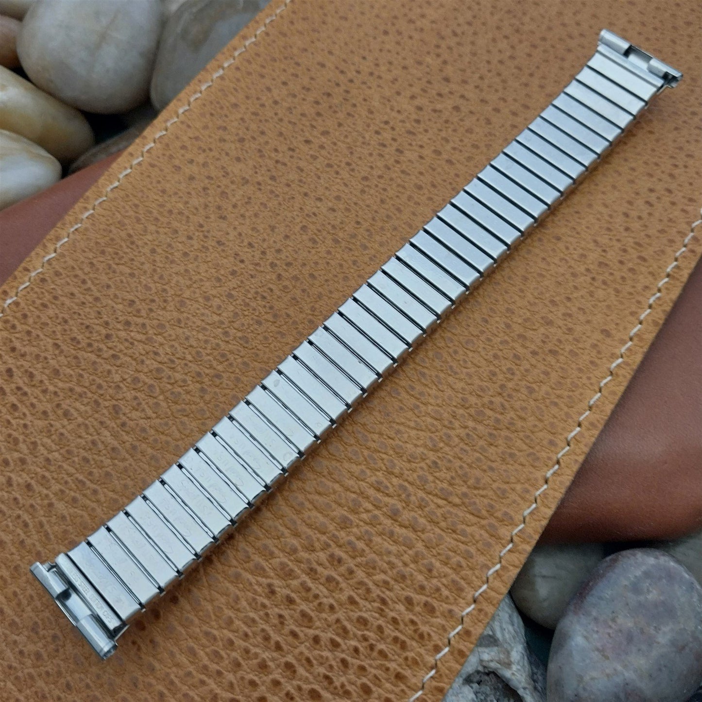 1960s Speidel USA Tribune Stainless Steel Expansion nos Vintage Watch Band