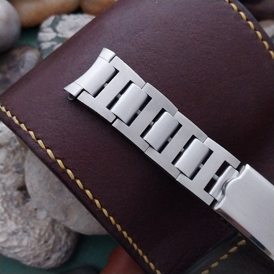 17.2mm Solid Link Stainless Steel JB Champion Unused 1960s Vintage Watch Band