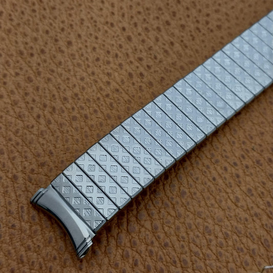 Kreisler 19mm 18mm 17mm Stainless Steel Long nos DuraFlex 60s Vintage Watch Band