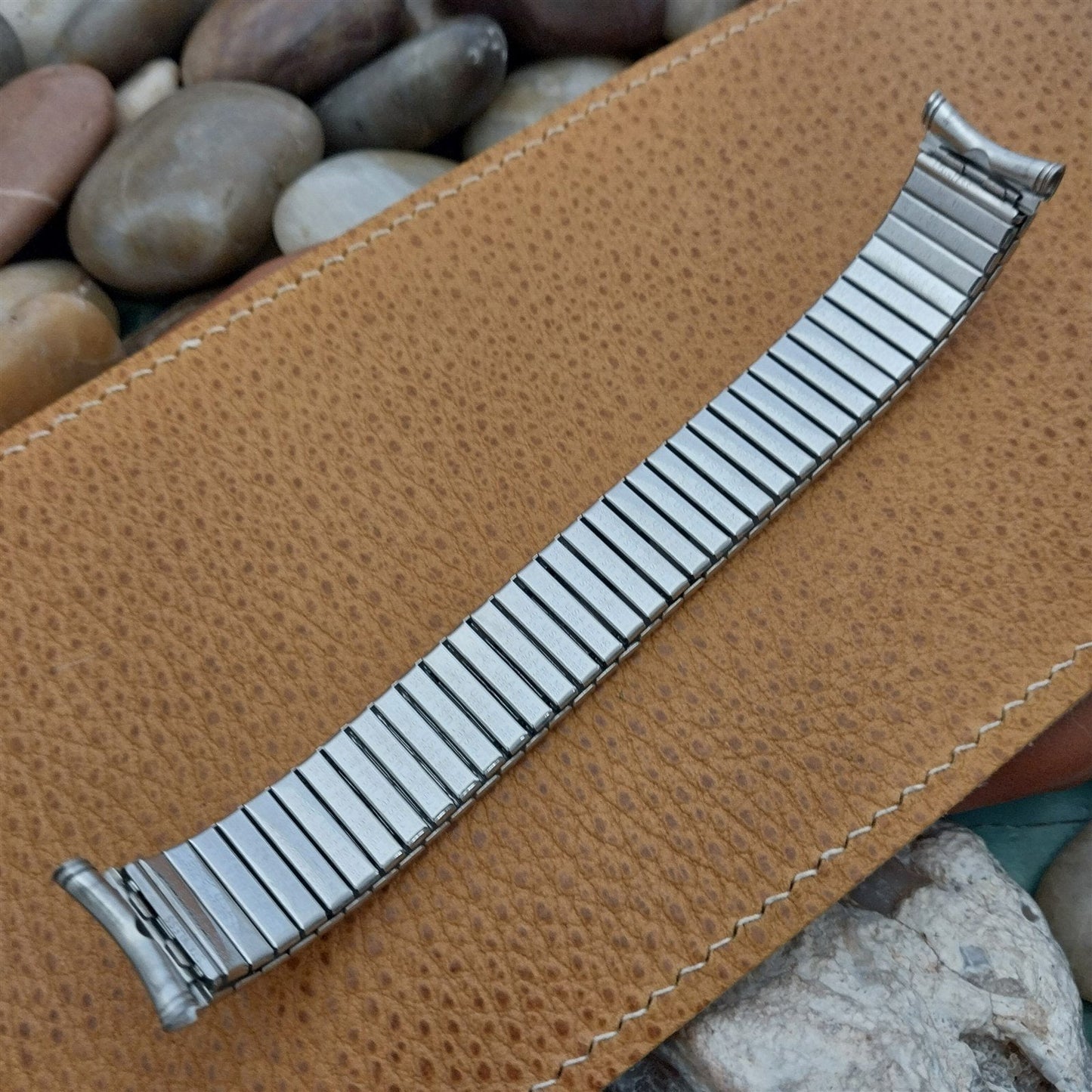 19mm 18mm 17mm Kreisler Stainless Steel Classic Unused 1960s Vintage Watch Band