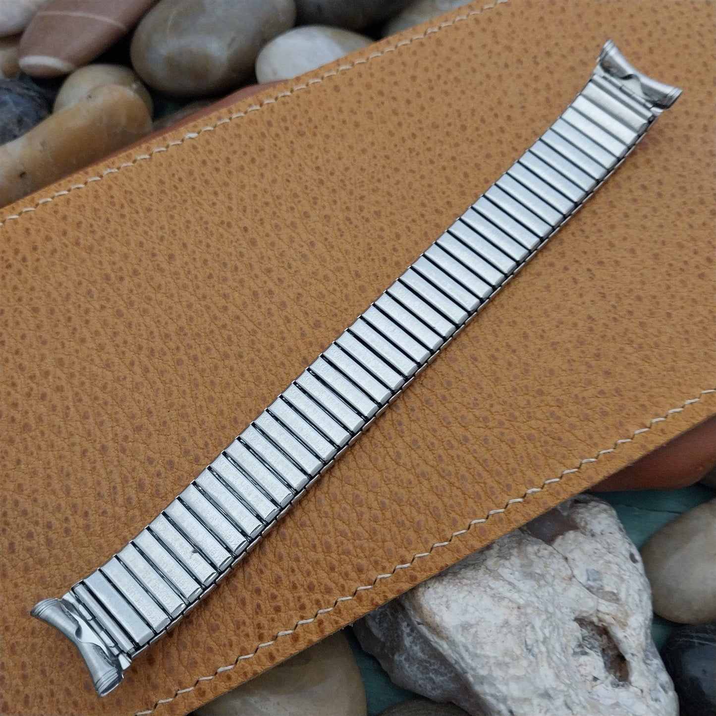 19mm 18mm 17mm Kreisler Stainless Steel Long Classic 1960s Vintage Watch Band