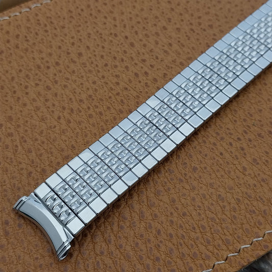 Kreisler 19mm 18mm 17mm Stainless Steel Long DuraFlex 1960s Vintage Watch Band