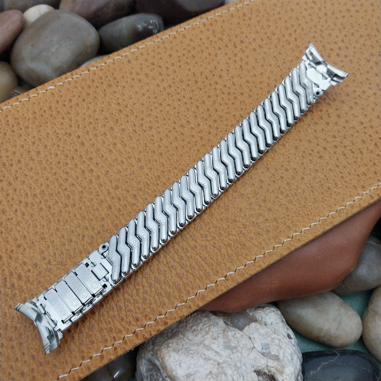 19mm 18mm 16mm Kreisler Stainless Steel Classic Unused 1960s Vintage Watch Band