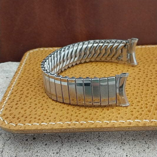 19mm 18mm 16mm Kreisler Classic Stainless Steel Unused 1960s Vintage Watch Band