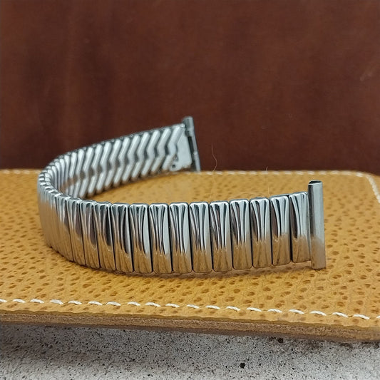 19mm 18mm Kreisler Long Stainless Steel Classic Expansion 50s Vintage Watch Band