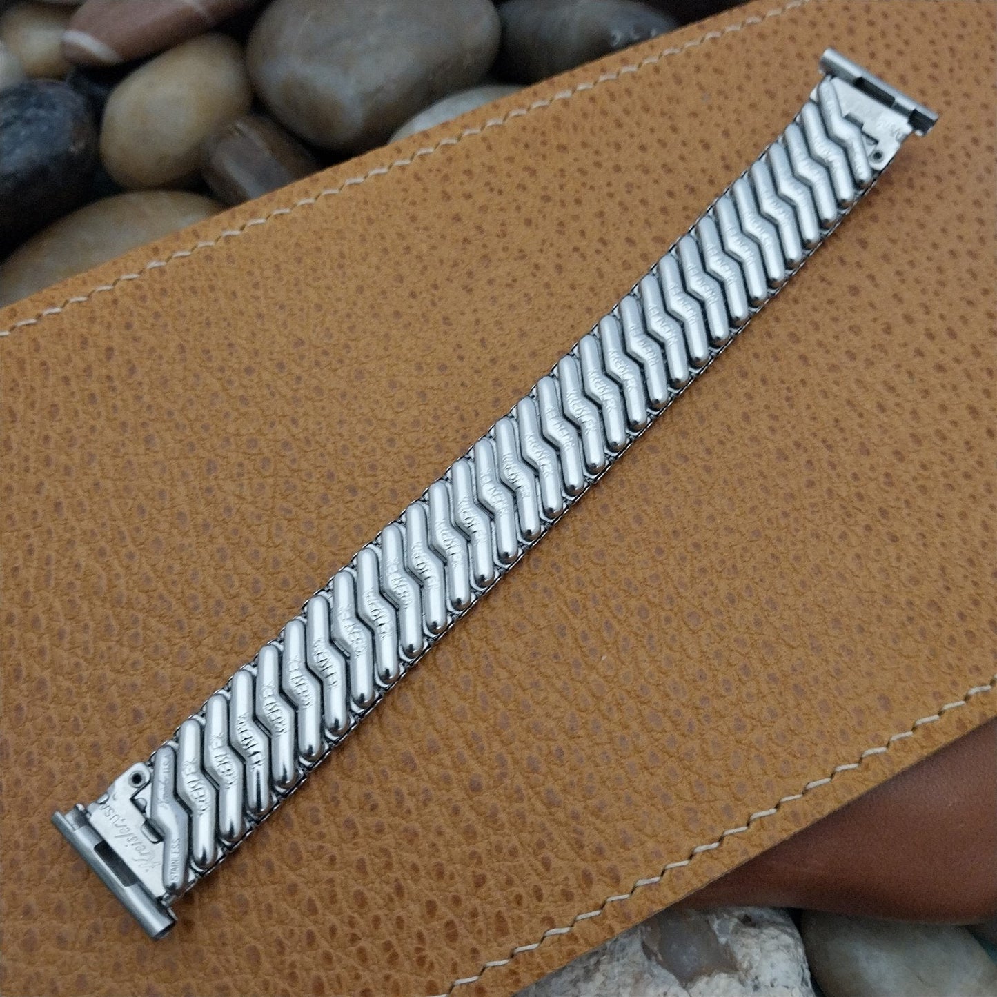 19mm 18mm 16mm Kreisler Stainless Steel Expansion nos 1950s Vintage Watch Band