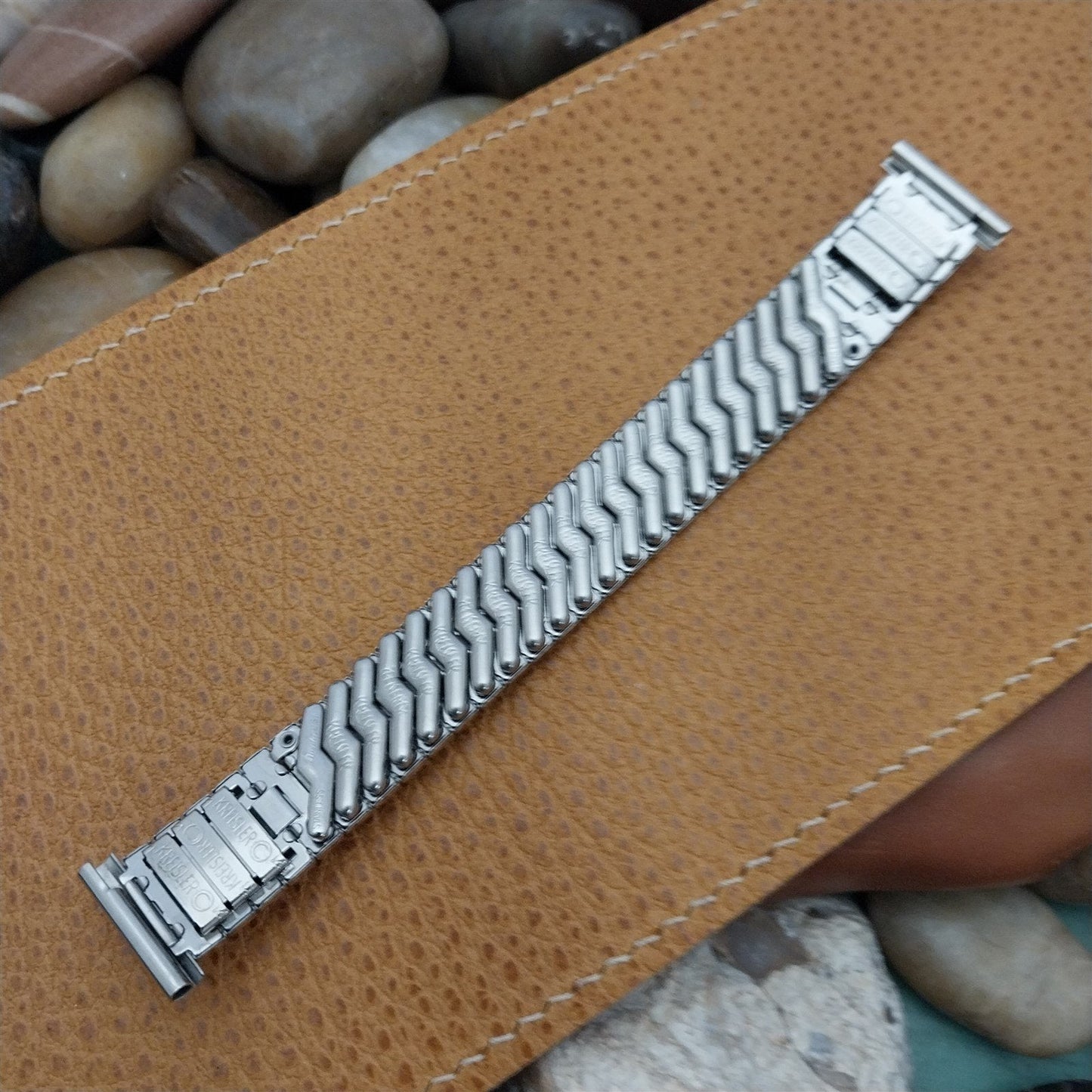 Vintage 19mm 18mm 16mm Kreisler Stainless Steel Unused 1950s Classic Watch Band