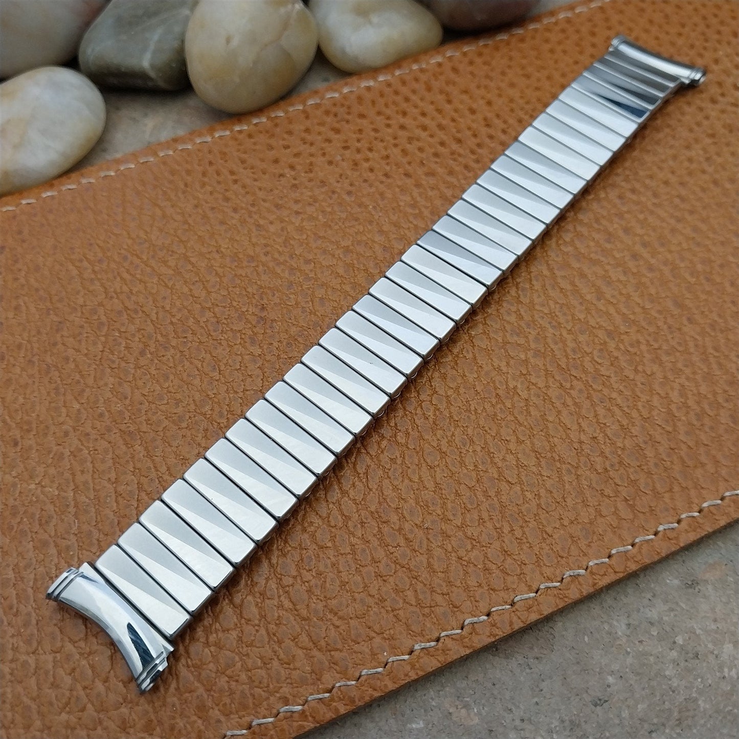 Kreisler USA Stainless Steel nos 1950s Vintage Watch Band 18mm 16mm 19mm