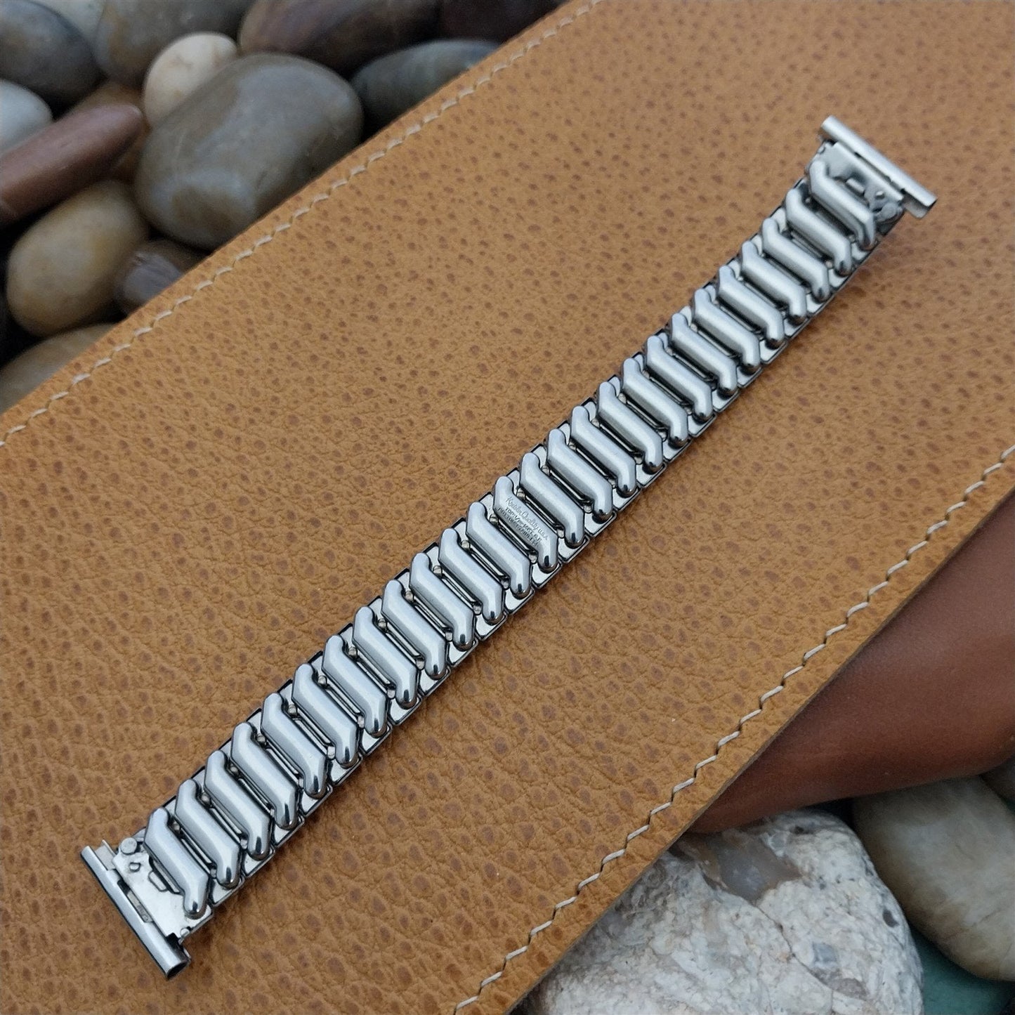 19mm 18mm 16mm Kreisler 14k White Gold-Filled Unused 1950s Vintage Watch Band