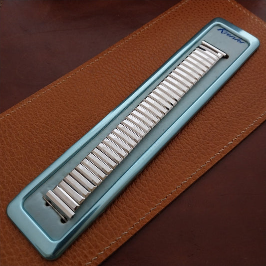 19mm 18mm Kreisler Wide 10k White Gold-Filled Unused 1950s Vintage Watch Band