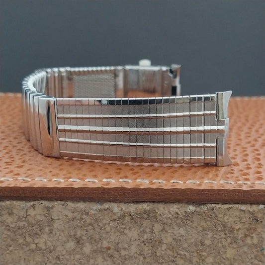 19mm 18mm Stainless JB Champion Perpetual Calendar nos 1960s Vintage Watch Band