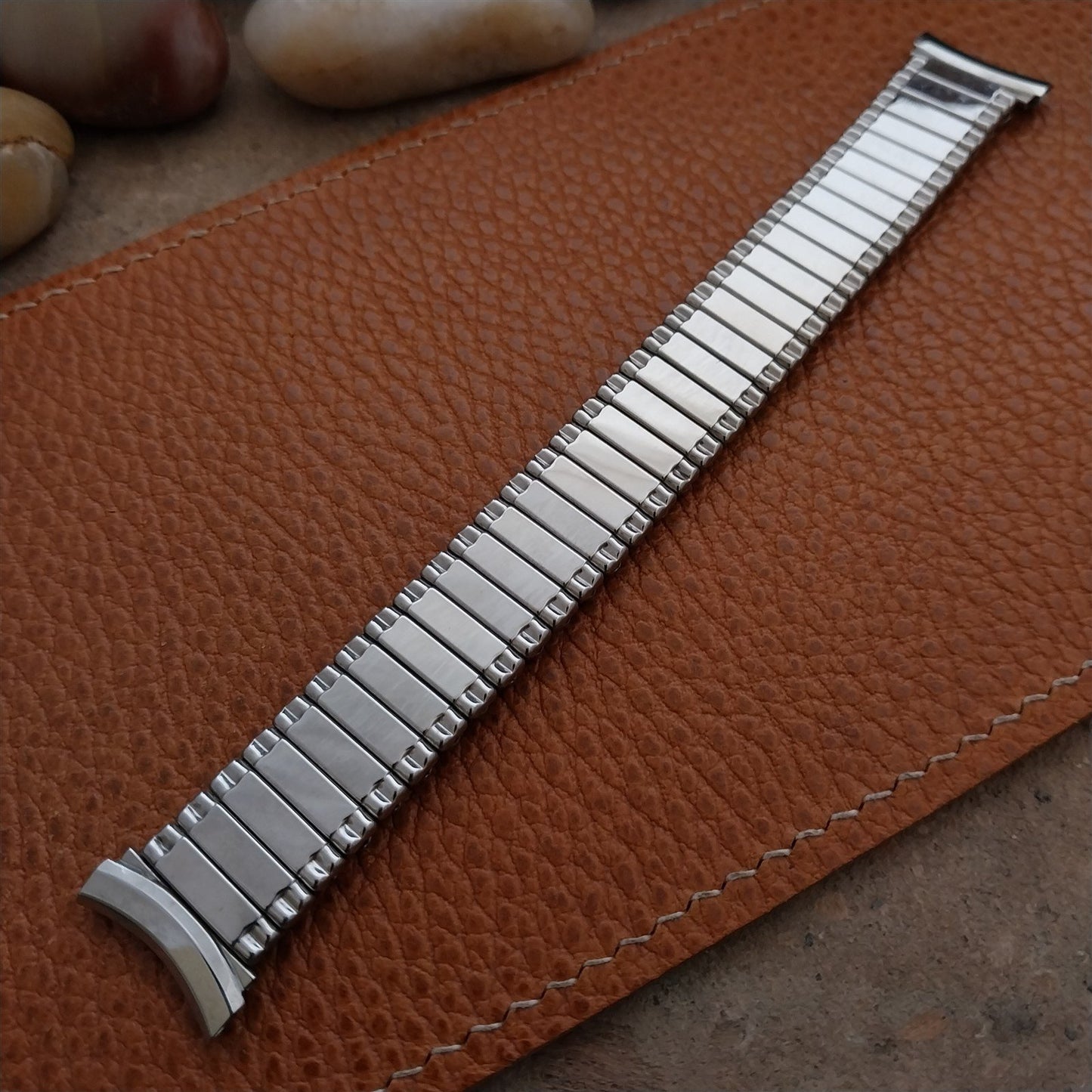 19mm 18mm 16mm Kreisler Classic Stainless Steel Unused 1950s Vintage Watch Band