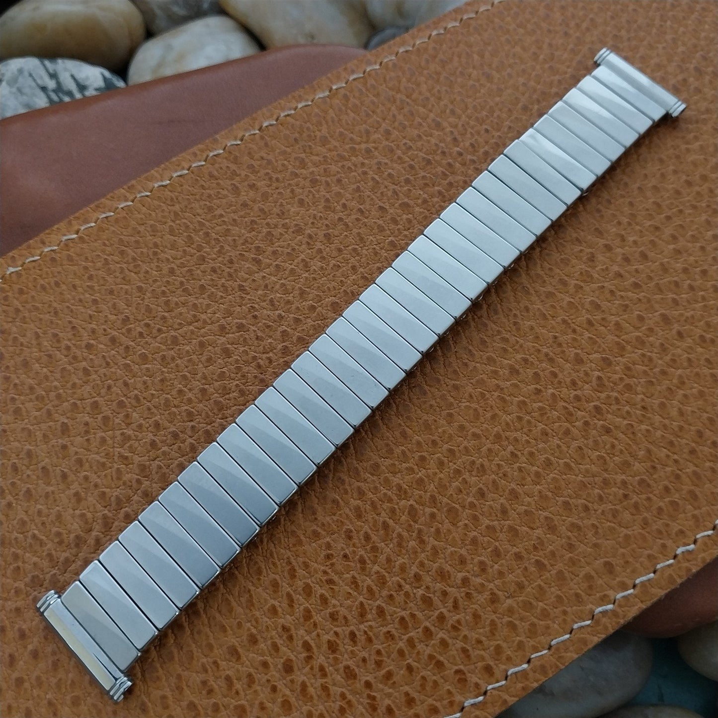 19mm Kreisler Stainless Steel nos 1950s Vintage Watch Band 16mm 17.2mm 18mm