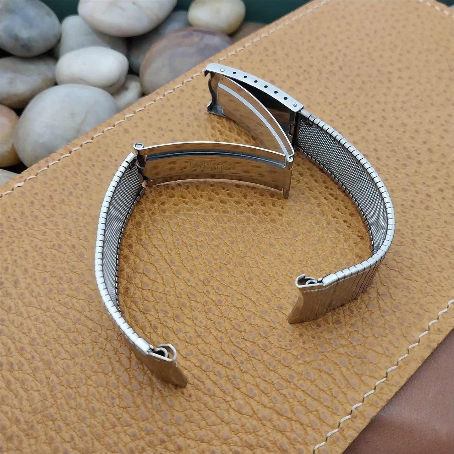 19mm 18mm 17.2mm Stainless Steel Kreisler USA Unused 1960s Vintage Watch Band