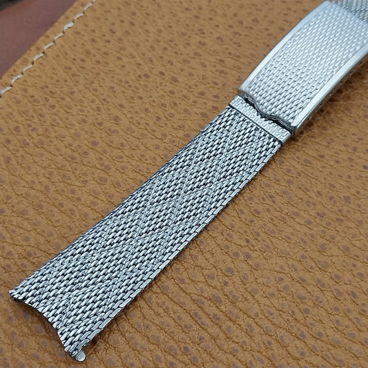 Stainless Steel Mesh 17.2mm Kreisler USA Unused 1960s Vintage Watch Band