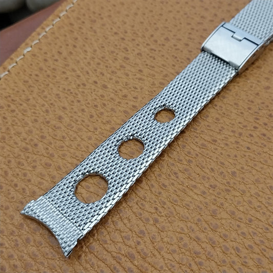 19mm Kreisler USA Stainless Steel Mesh Rally Unused nos 1960s Vintage Watch Band