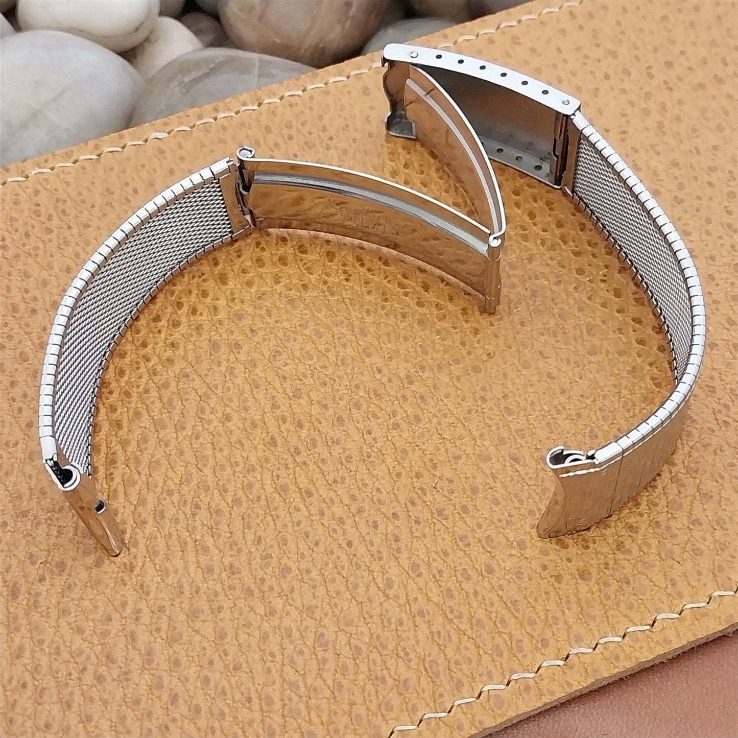 18mm 19mm 1960s Kreisler USA Unused Stainless Steel nos Vintage Watch Band