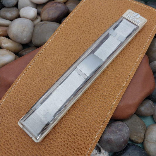 Vintage 19mm Stainless Steel Bear lcd led 1970s Unused Classic Watch Band