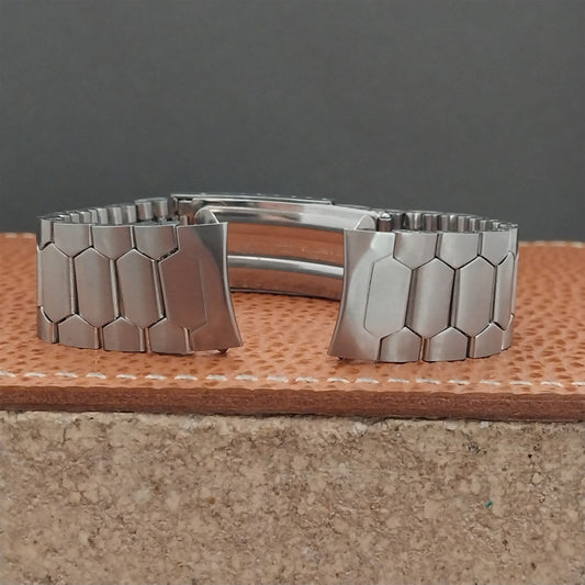 Vintage 17.6mm Wittnauer Stainless Steel Kestenmade Bambi Unused NOS Watch Band