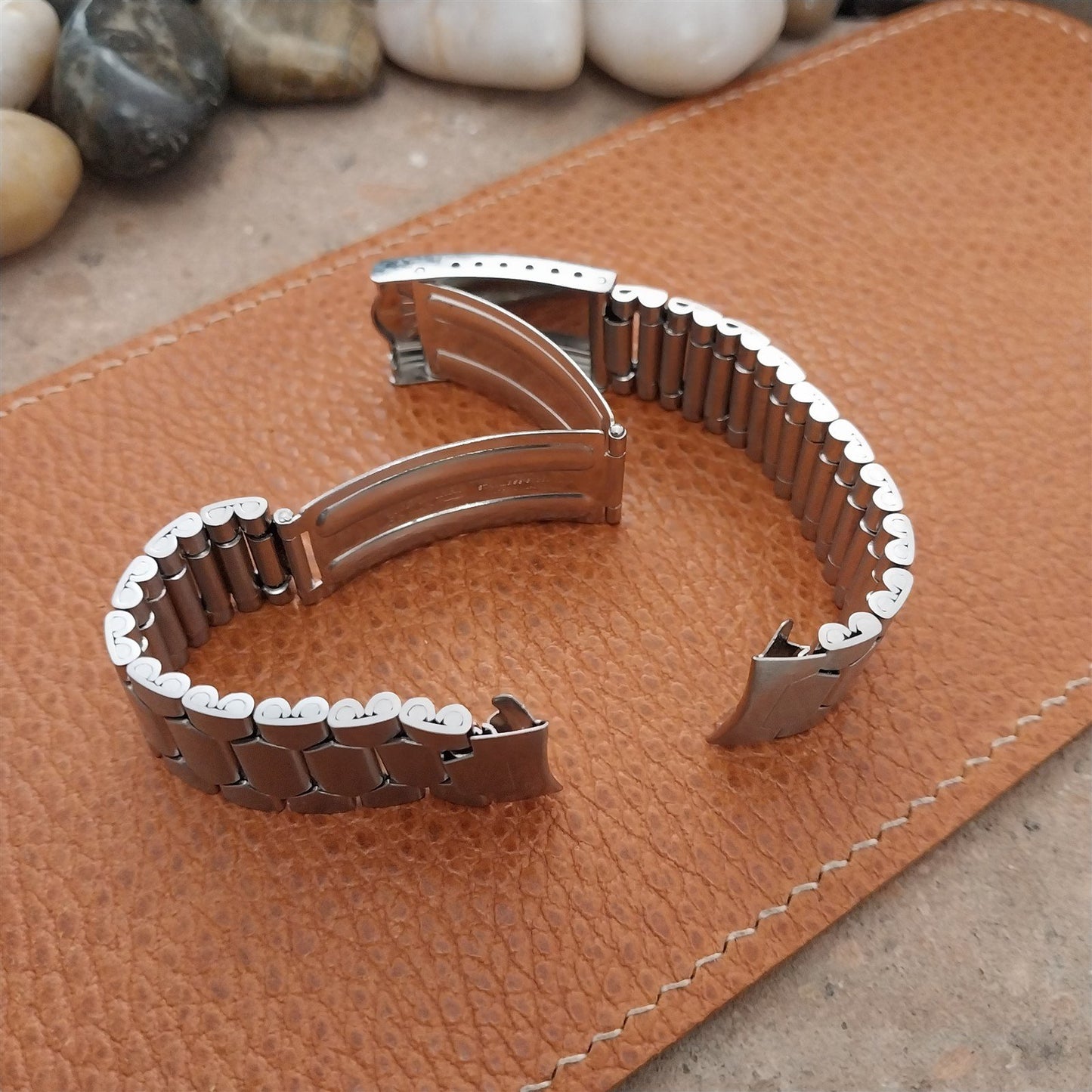 Vintage 17.6mm Wittnauer Stainless Steel Kestenmade Bambi Unused NOS Watch Band