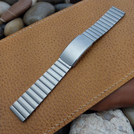 Vintage 17mm Stainless Steel Bar Link Duchess Maranne Unused Classic Watch Band