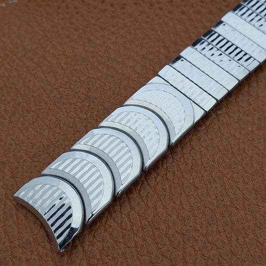 Vintage 17.2mm Kreisler Classic MCM White Gold-Filled nos Unused Watch Band