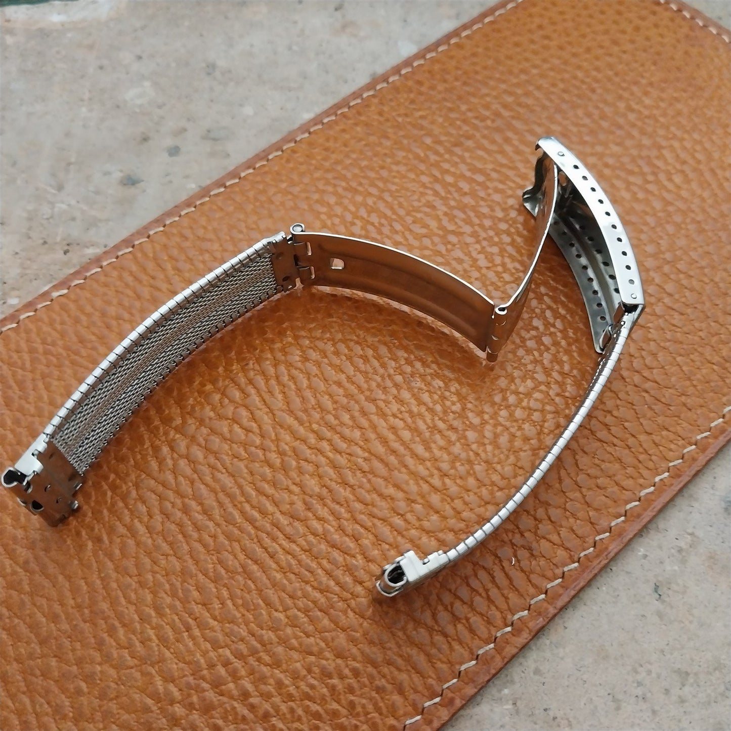 Vintage JB Champion USA Classic Stainless Steel nos 1960s Watch Band 18mm 19mm