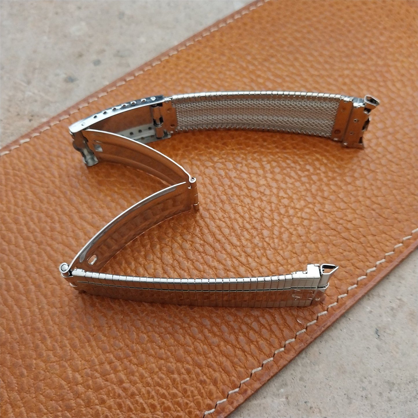 Vintage JB Champion 18mm 19mm Stainless Steel Unused Classic 1960s Watch Band