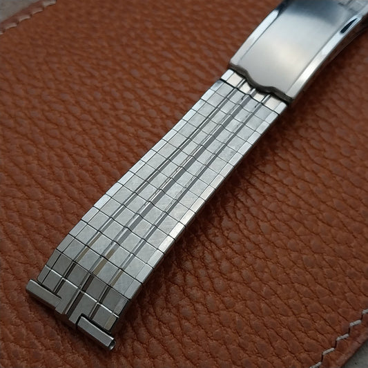 Vintage 17mm 18mm 19mm JB Champion Stainless Classic 1960s Vintage Watch Band