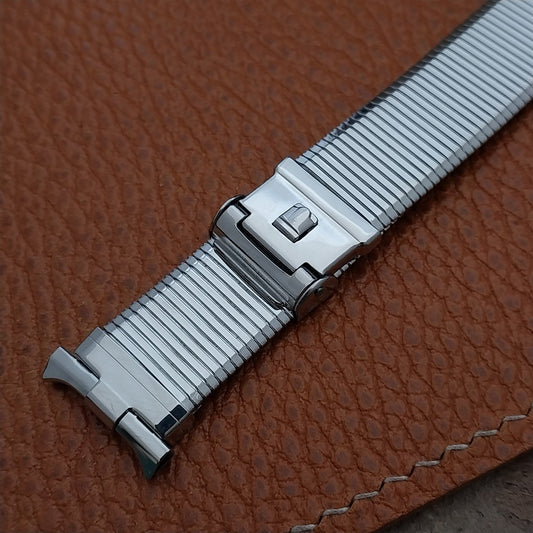 Stainless Steel 19mm 18mm JB Champion Coiled Stainless Komfit Vintage Watch Band