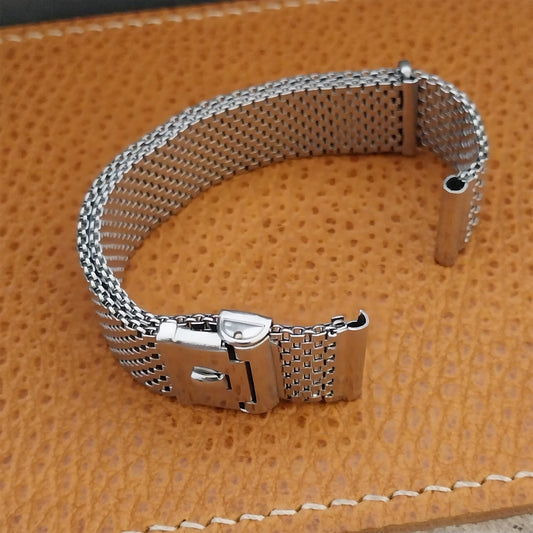 Original 1940s-1950 Forstner Komfit 5/8" Stainless Steel Mesh Vintage Watch Band