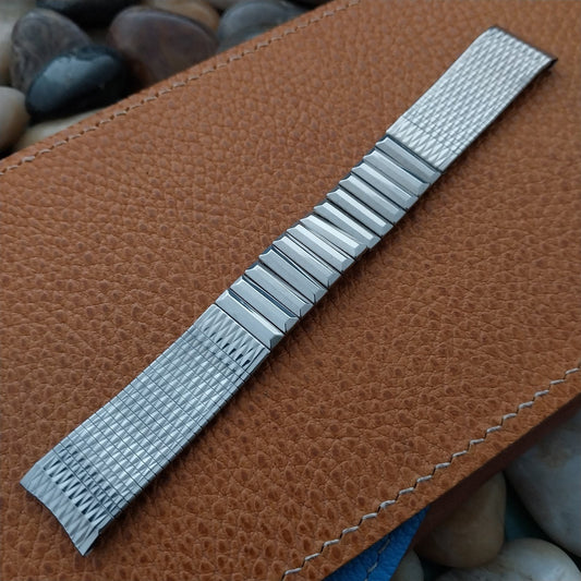 11/16" 17.2mm Stainless Steel Classic nos 1970s Vintage Watch Band