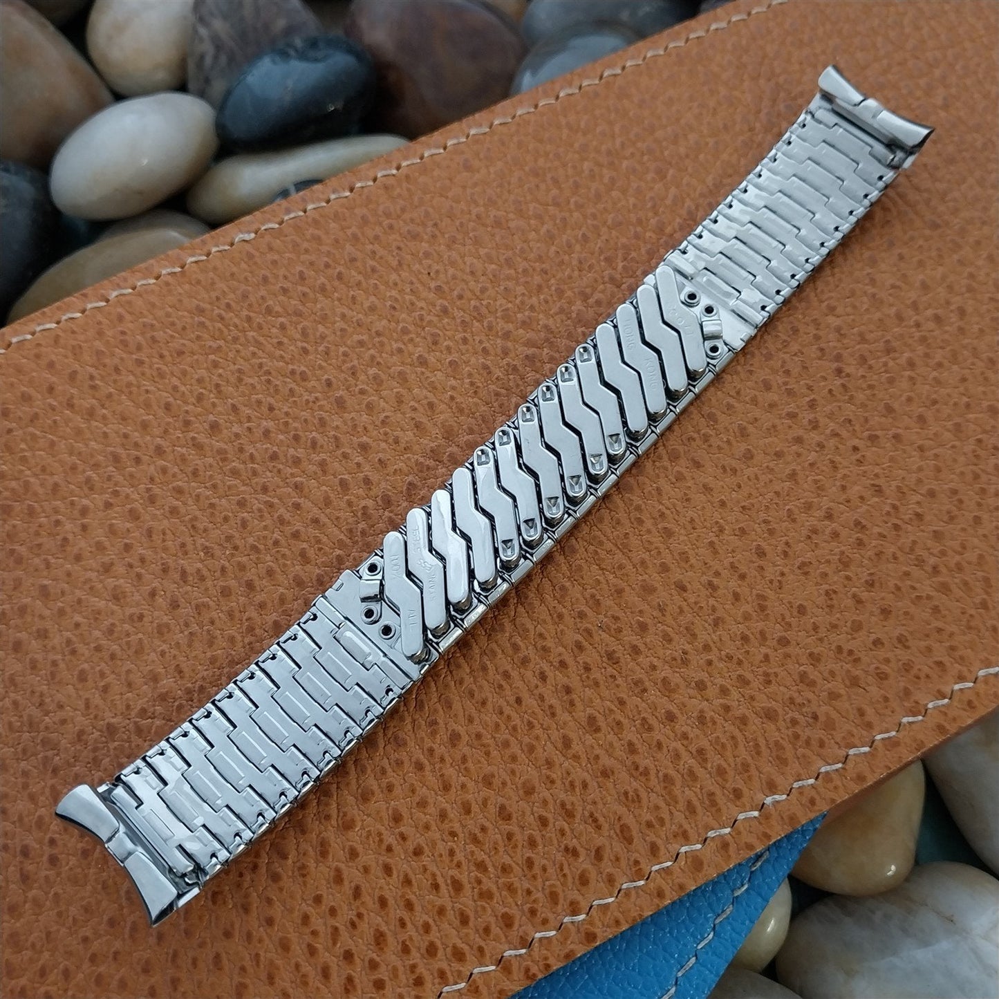 11/16" 17.2mm Stainless Steel Scott Unused nos 1970s Vintage Watch Band