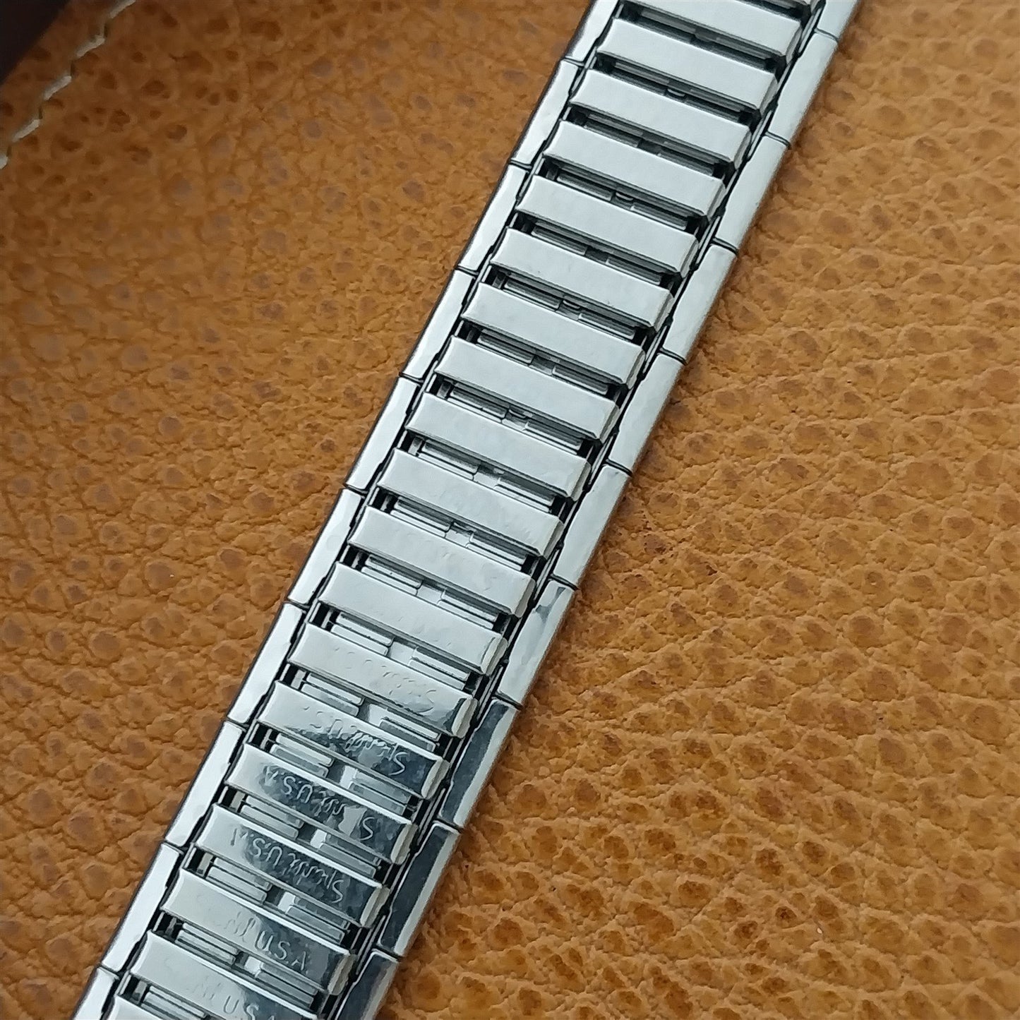 22mm 20mm Speidel Wide Stainless Steel Long Expansion Unused Vintage Watch Band