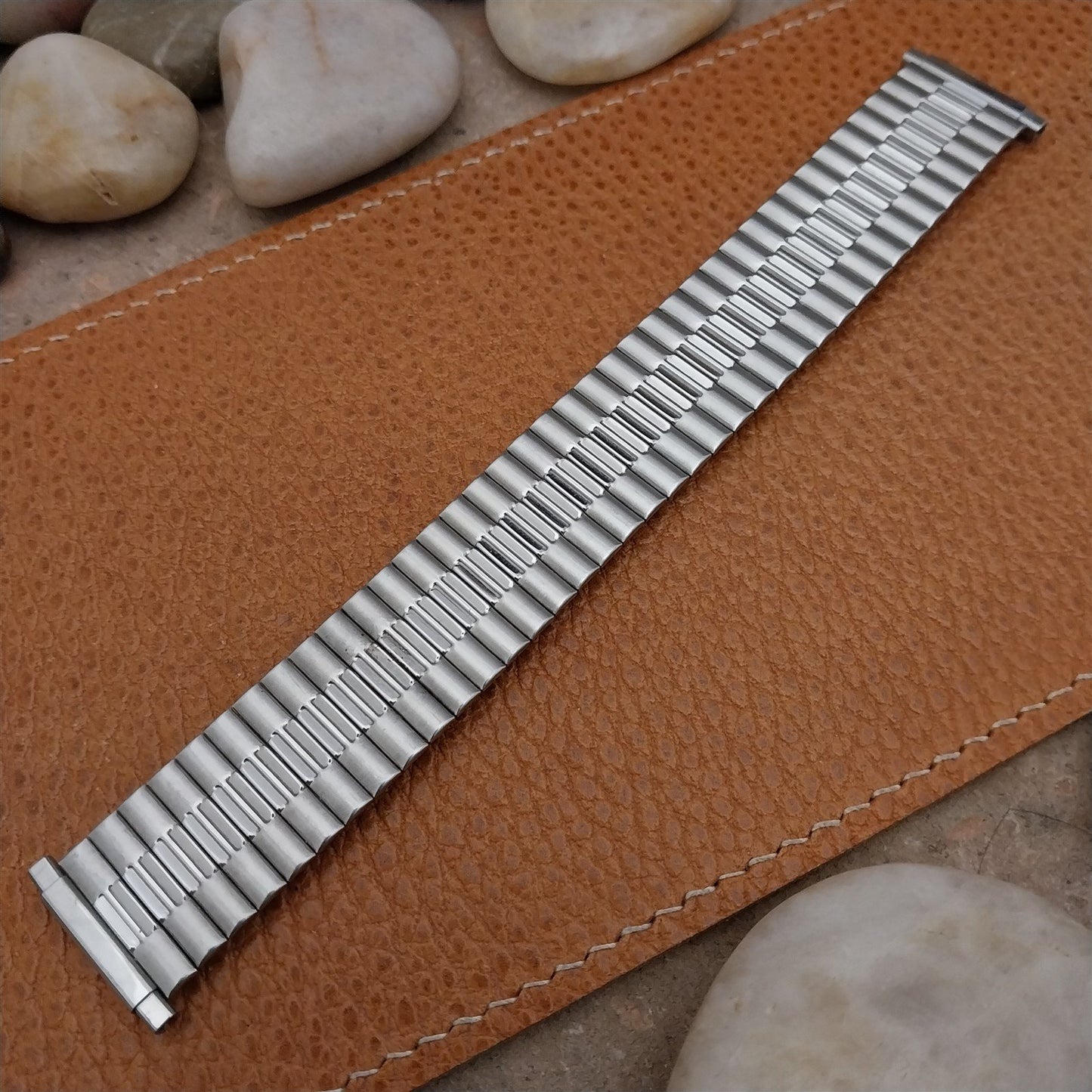 22mm 20mm Speidel Wide Stainless Steel Expansion Unused Vintage Watch Band