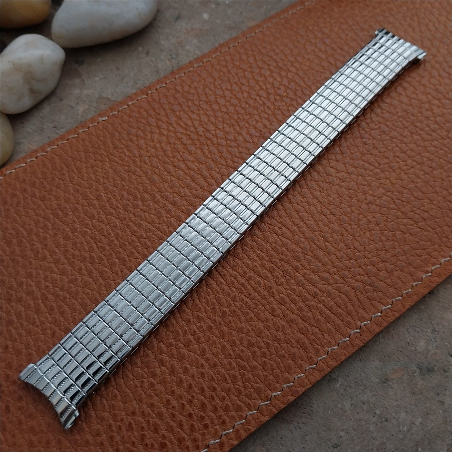 19mm 18mm 17mm Stainless Steel Speidel Tribune 1970s Vintage Watch Band