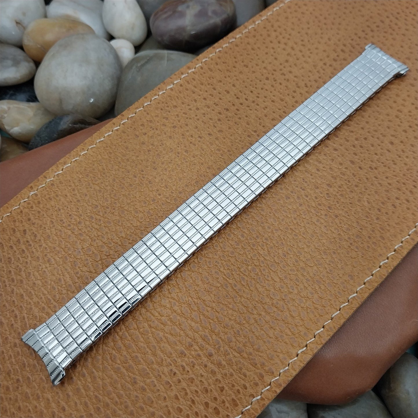 19mm 18mm Stainless Steel Long Speidel Tribune Twistoflex 70s Unused Watch Band