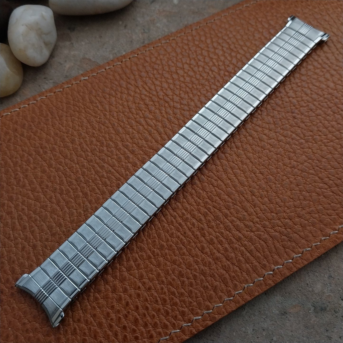 1969 Vintage Speidel Thunderbird Stainless Steel 19mm 18mm 17mm NOSWatch Band