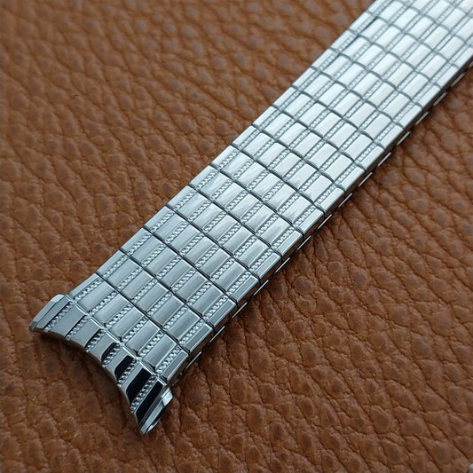 19mm 18mm 1970 Stainless Steel Speidel Tribune Unused Classic Stretch Watch Band