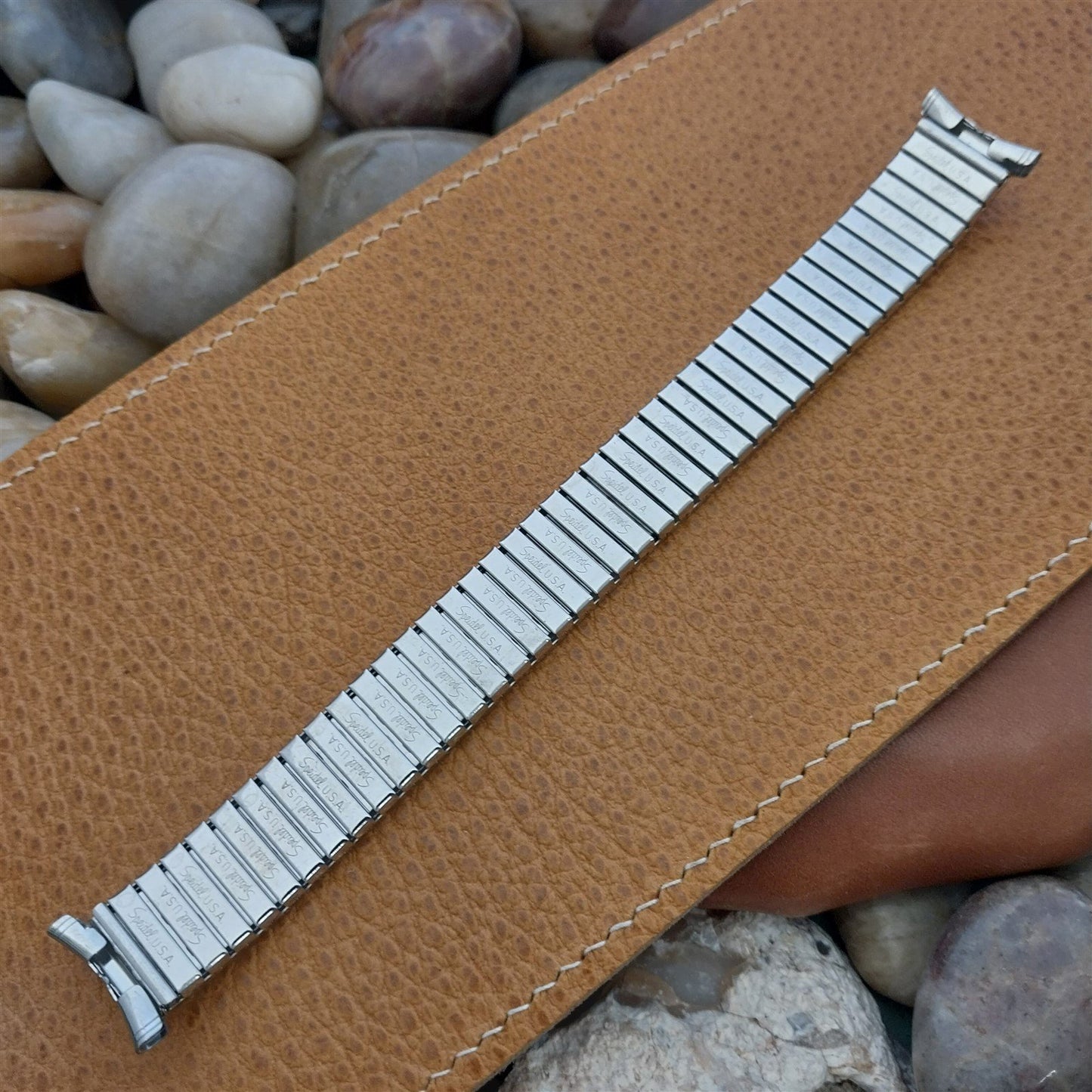 19mm 18mm 17mm 16mm Stainless Steel 70s Speidel Atlantis Long Vintage Watch Band